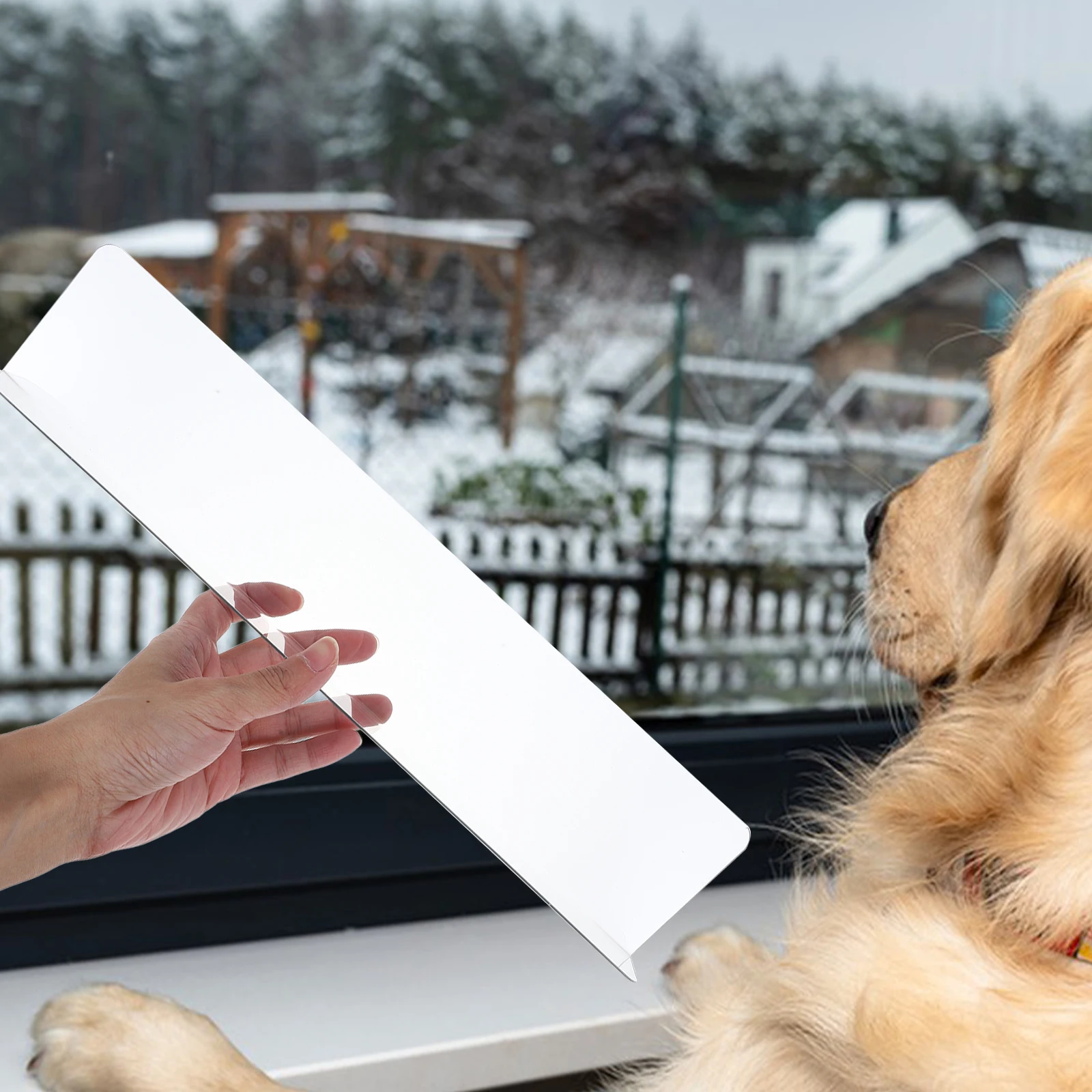 

4 Pcs Windowsill Protector Transparent Guard Cover Pet Safety Pad Easy Clean Pet Friendly Anti Scratch Furniture