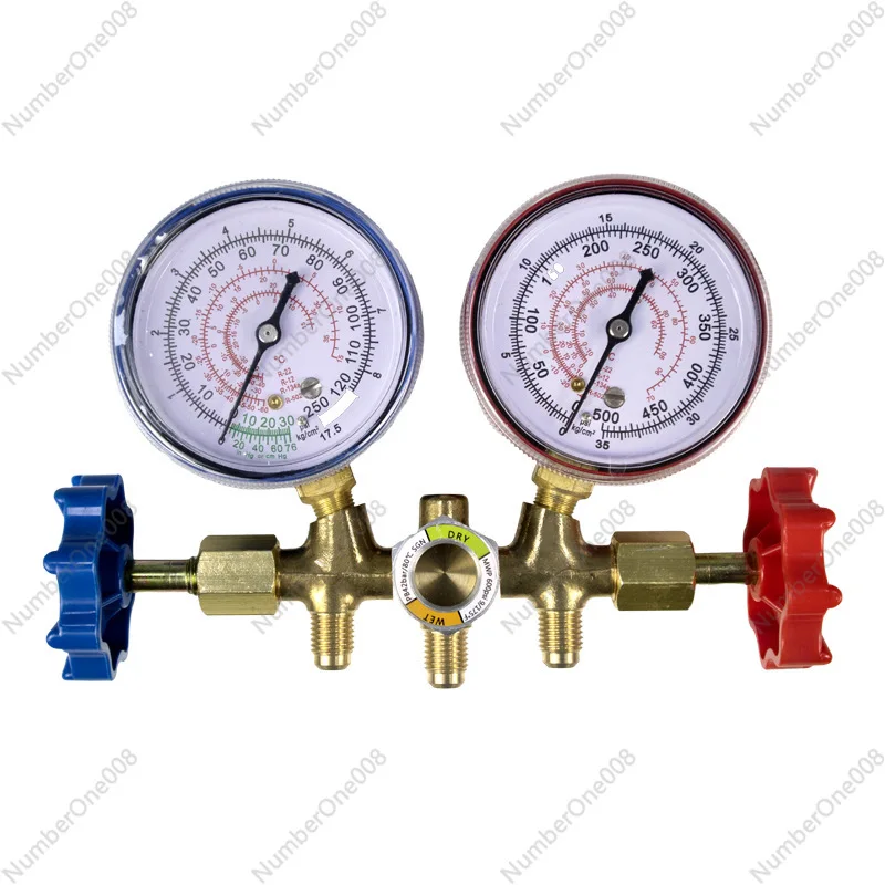 Car Air Conditioning Fluorination Tool Refrigerant Filling Pressure Gauge Unit Suit 536G Table Set Suit