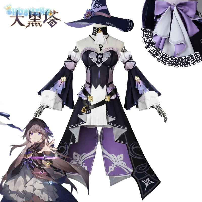 Herta cosplay Game Honkai: Star rail Costume Hats shoes props accessories full set Halloween Party Women Herta Uniform XS-XXXL