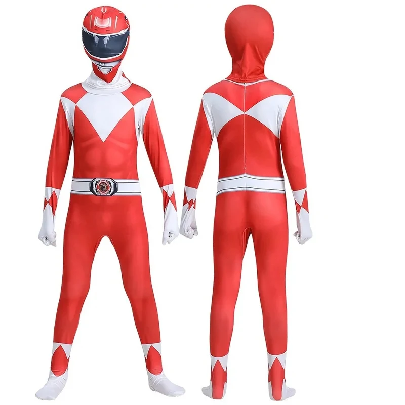 Disfraz de Halloween ♥ Disfraz de Superhéroe Samurai Sentai Shinkenger Alpha Ranger Fantasia Jum para Adultos, Nuevo 2026, Ropa Sorpresa
