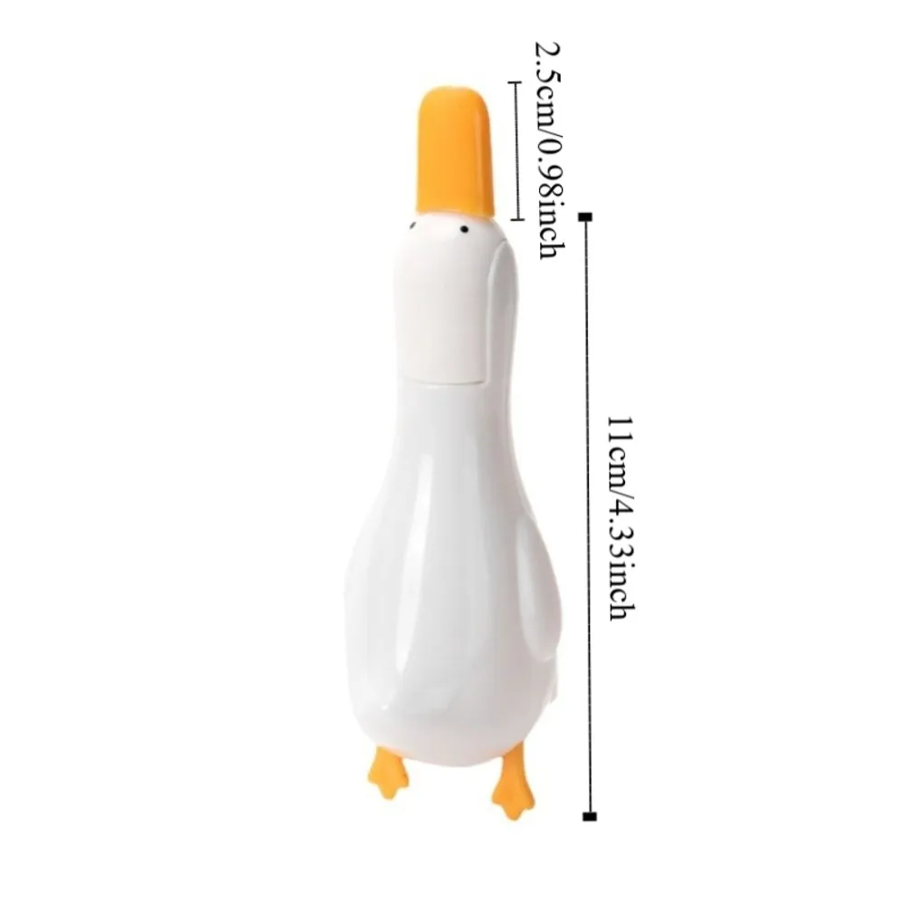 Creative Cartoon Duck-Shaped Hair Catcher Plastic Wall Mounted Drain Cleaner Double Head Garbage Clip Shower Drains - view 6