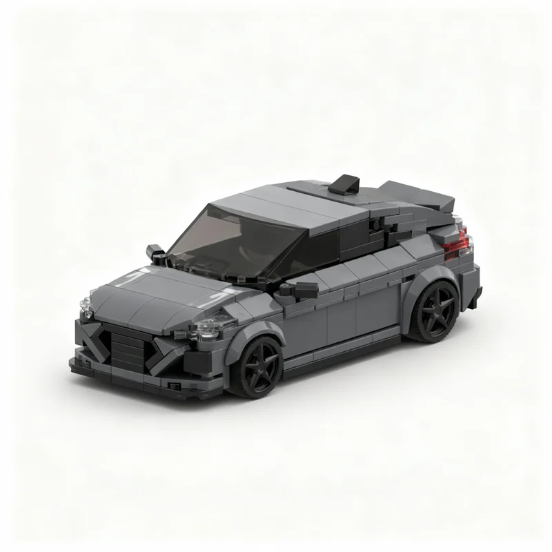 389pcs-moc-city-champions-hyundai-fastback-model-building-blocks-toy-construction-christmas-gifts-creative-birthday-diy-kids