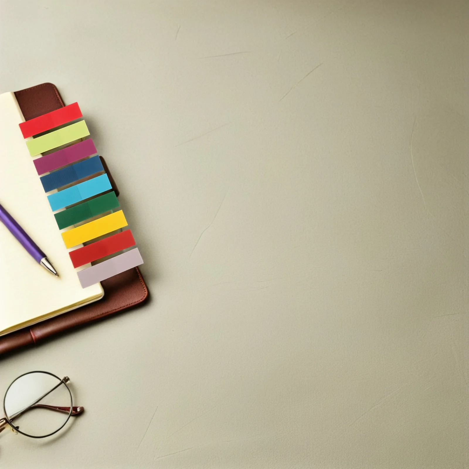 

18Sets Sticky Index Tabs Soft Color Page Markers for Notebooks Efficient Indexing Portable Memo Pads Book Annotation Tabs