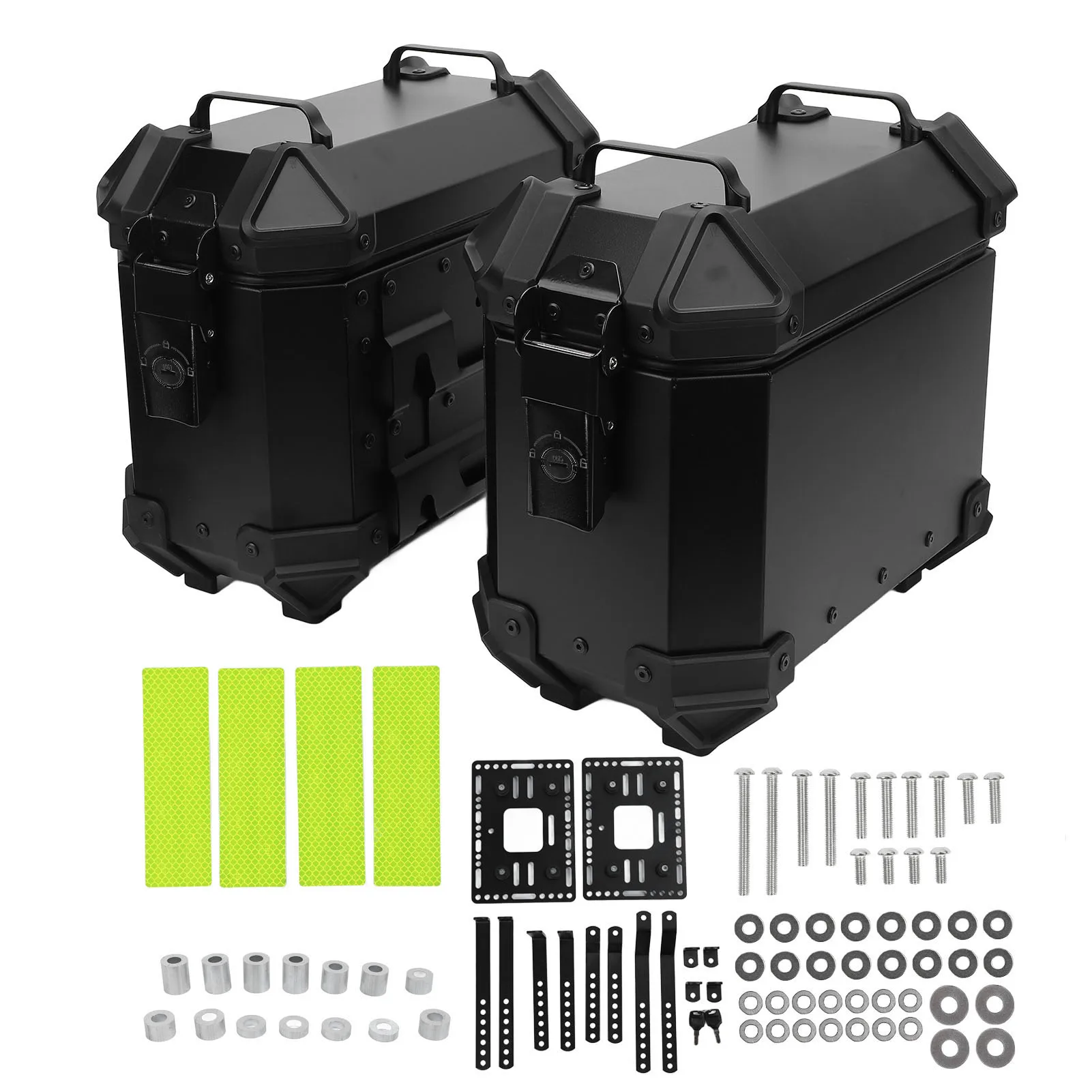 

Боковой багажник, водостойкий боковой чехол для мотоцикла, подходит для левого и правого быстросъемного алюминиевого сплава для шлема, багажа