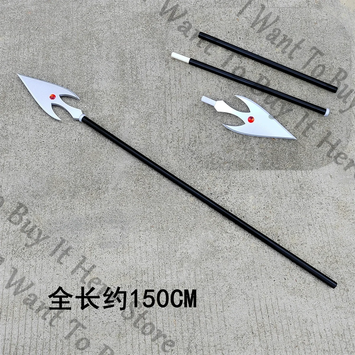 

Anime Hazbin Hotel Vaggie Cosplay Cartoon Long-barrelled Gun Weaponry Pike Prop Model Spear Equipment Lance Accessory Xmas Gift