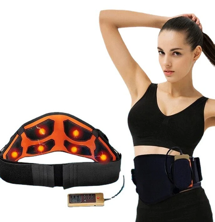 Customizable Acupuncture Massage Belt, Lumbar Spine Therapy Instrument Electromagnetic Wave Waist Belt Heated Waist Massager