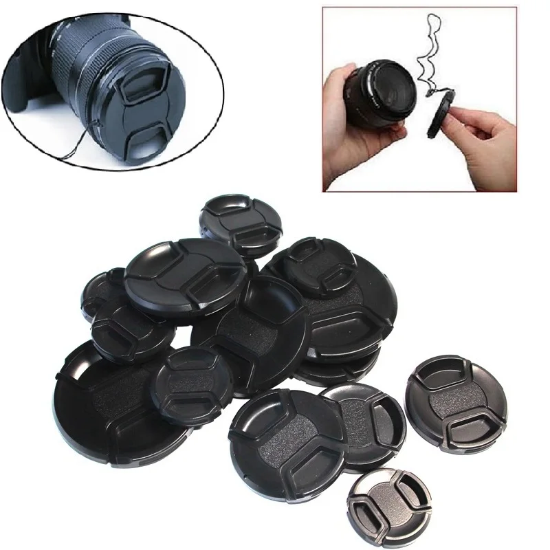 3PCS Kamera Objektiv Kappe Halter Anti Verloren Abdeckung Sichere Passform Langlebig Verhindern Verlust Einfach zu Bedienen für Digital Kamera objektiv Zubehör