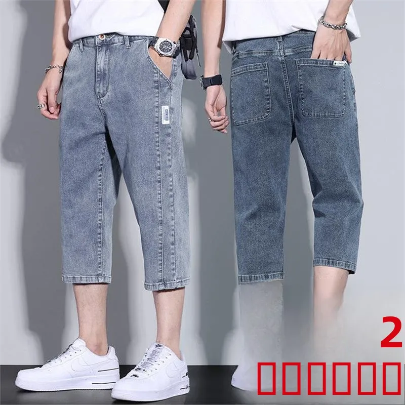 

Men's Summer Thin Straight Leg Jeans orts Comfortable Casual Loose Fit Cotton Polyester Blend Ciwalk Suitable