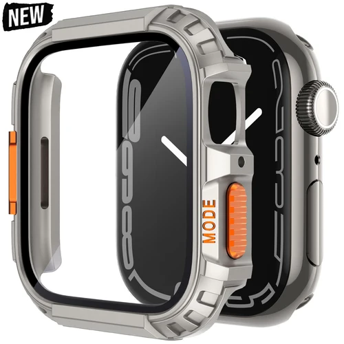 Caja De Reloj De Metal + Pc Para Apple Watch Ultra 3/2,