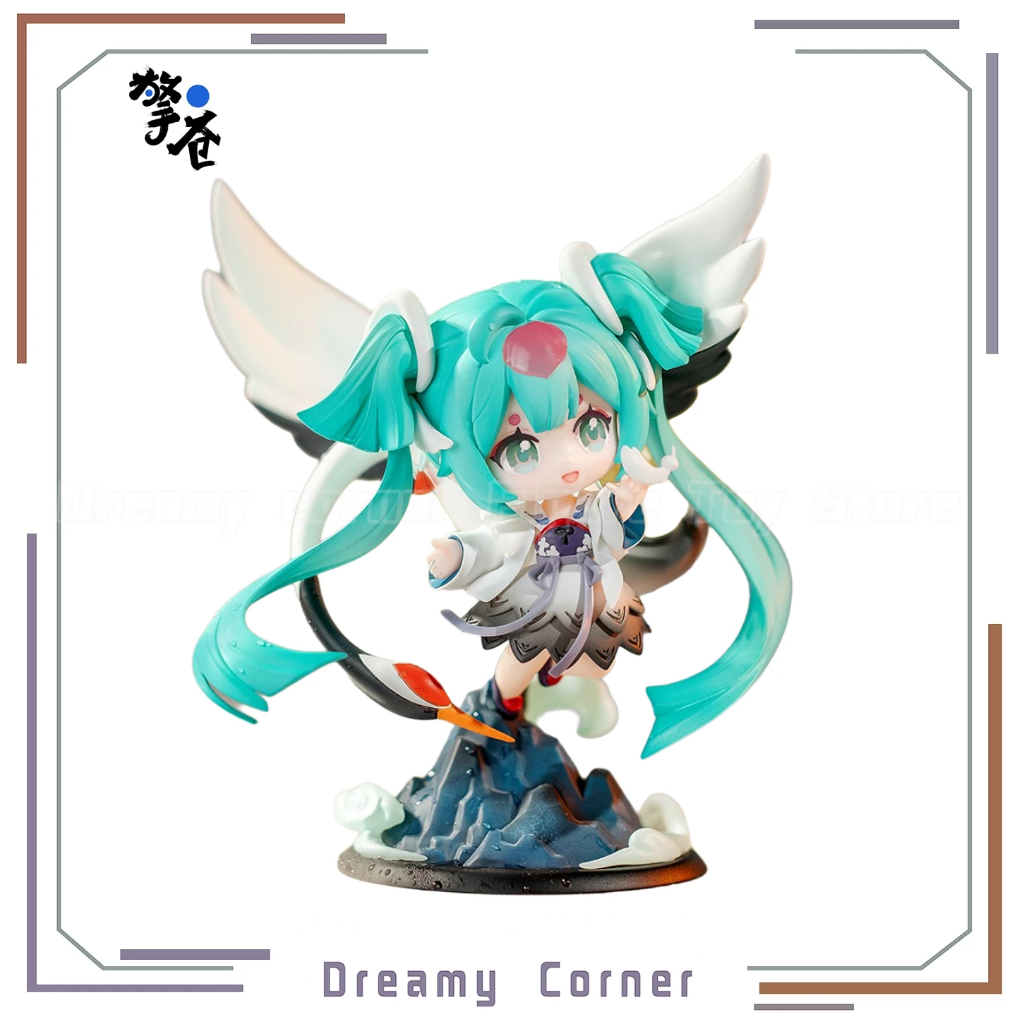 

【Pre-sale】Original Qingcang Studio Piapro Characters Hatsune Miku Yuluo Huayin Q Version Figure Toys Model