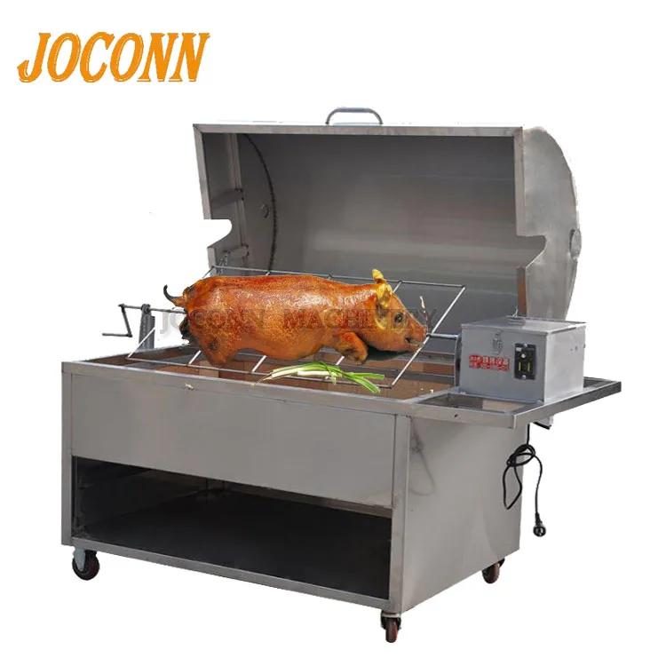 Charcoal Mutton Chop Roasting Machine / Gas Lamb Chops Roaster/ Commercial Beef Steak Roaster Machine For Sale