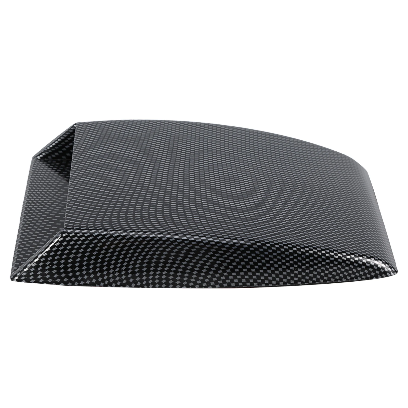 Car Decorative Air Flow Intake Scoop Bonnet Vent Sticker Cover Hood Carbon Fiber