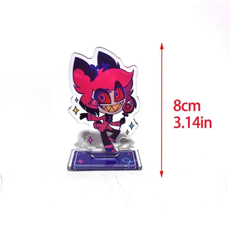 Standee for Acrylic Hazbin Hotel Angel Dust Alastor Lucifer Morningstar Anime Cartoon DIY Collection Toys Gift for Friend
