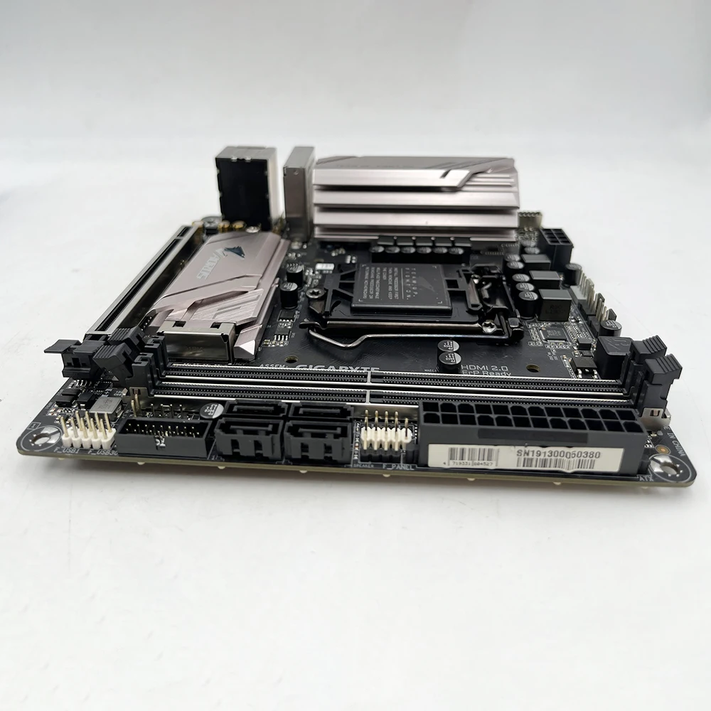 Imagem -04 - Desktop Motherboard para Gigabyte Z390 i Aorus Pro Wifi Lga 1151 Ddr4 32gb Pci-e 3.0 Mini-itx Alta Qualidade Envio Rápido Novo