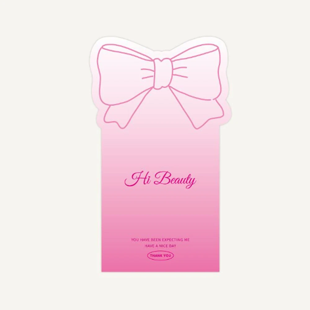 50pcs Pink Bow Thank You Stickers for Small Business Gift Box Packaging Sticker Decorate Seal Label "you Have Been Expecting Me"