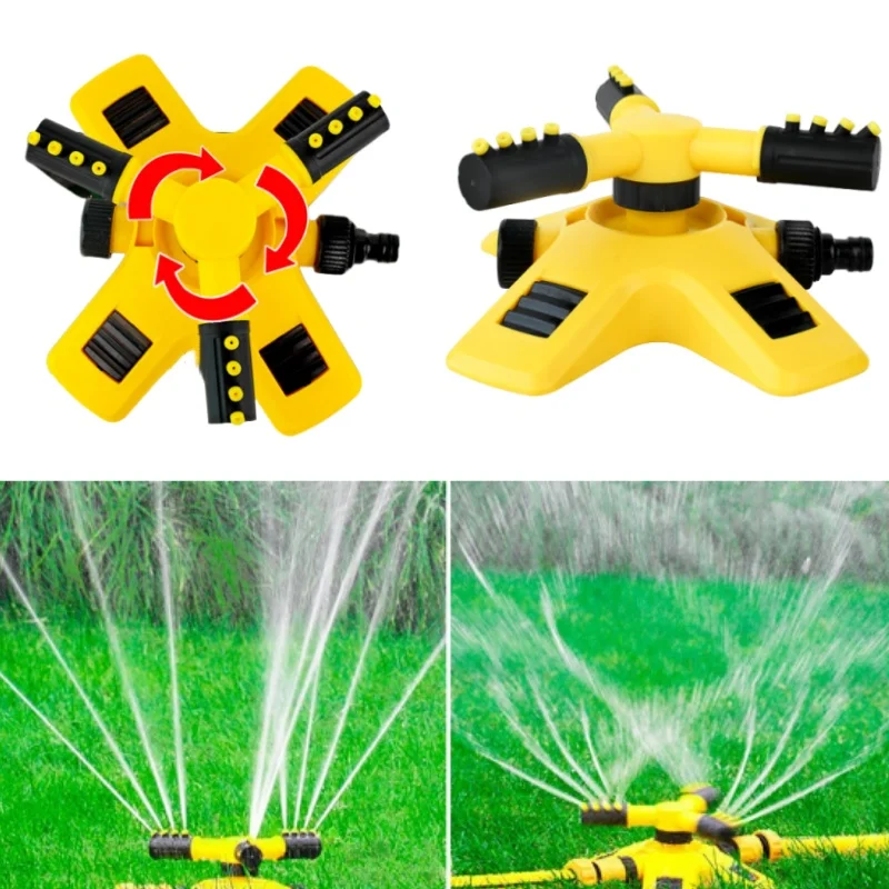 

Automatic Sprinkler 360 Degree Rotating Water Nozzle Spray Vegetable Garden Irrigation Watering Tandem Sprinkler Irrigation