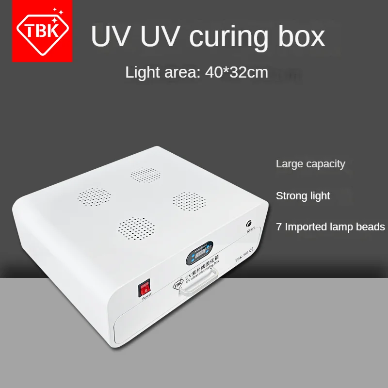 

TBK-905 UV Ultraviolet Curing Box Large Working Size for LCD Touch Screen Drying Phone Screen Repair