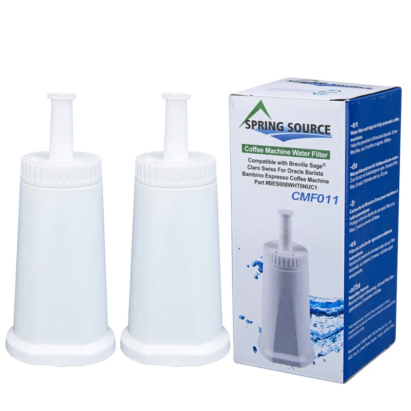 10 팩 SES BES008 SES875 SES880 워터 필터 카트리지, 990/980/500/878/875/880/920/810 용 커피 기계 필터 교체