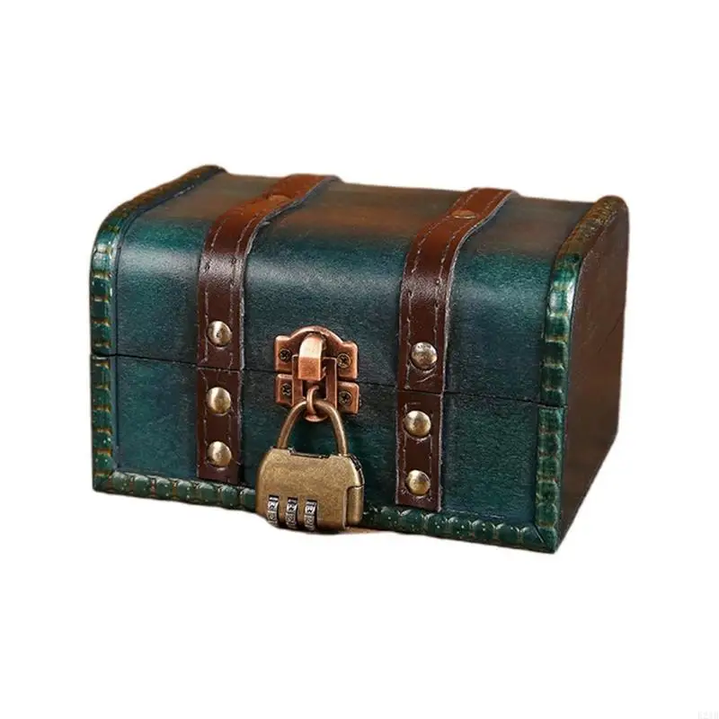 Large Wooden Jewelry Box for Women Vintage Jewelry Box Storage