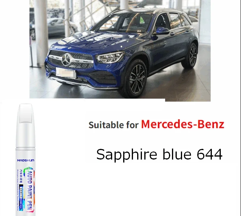 

Подходит для ручек для ретуши Mercedes-Benz, ремонт краски, царапин 970, драгоценный камень, синий 674, сапфировый синий 890 970 890, джинсовый синий 667