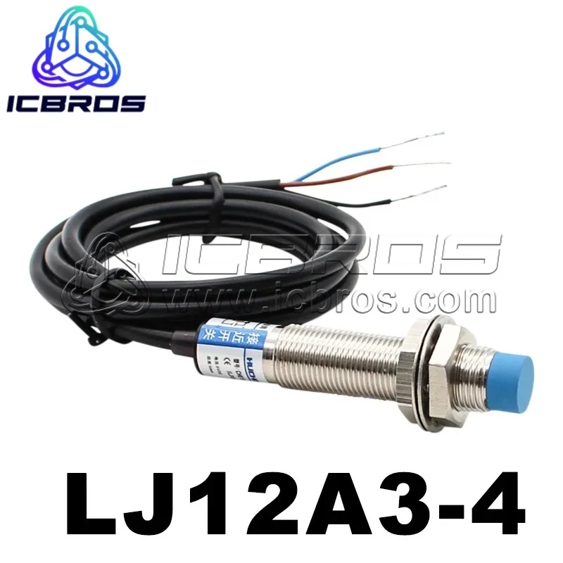 마이크로 컨트롤러 근접 스위치, LJ12A3-4-Z BX-5V CHE12-4NA-A710-5V, 3 선 NPN, 정상 개방