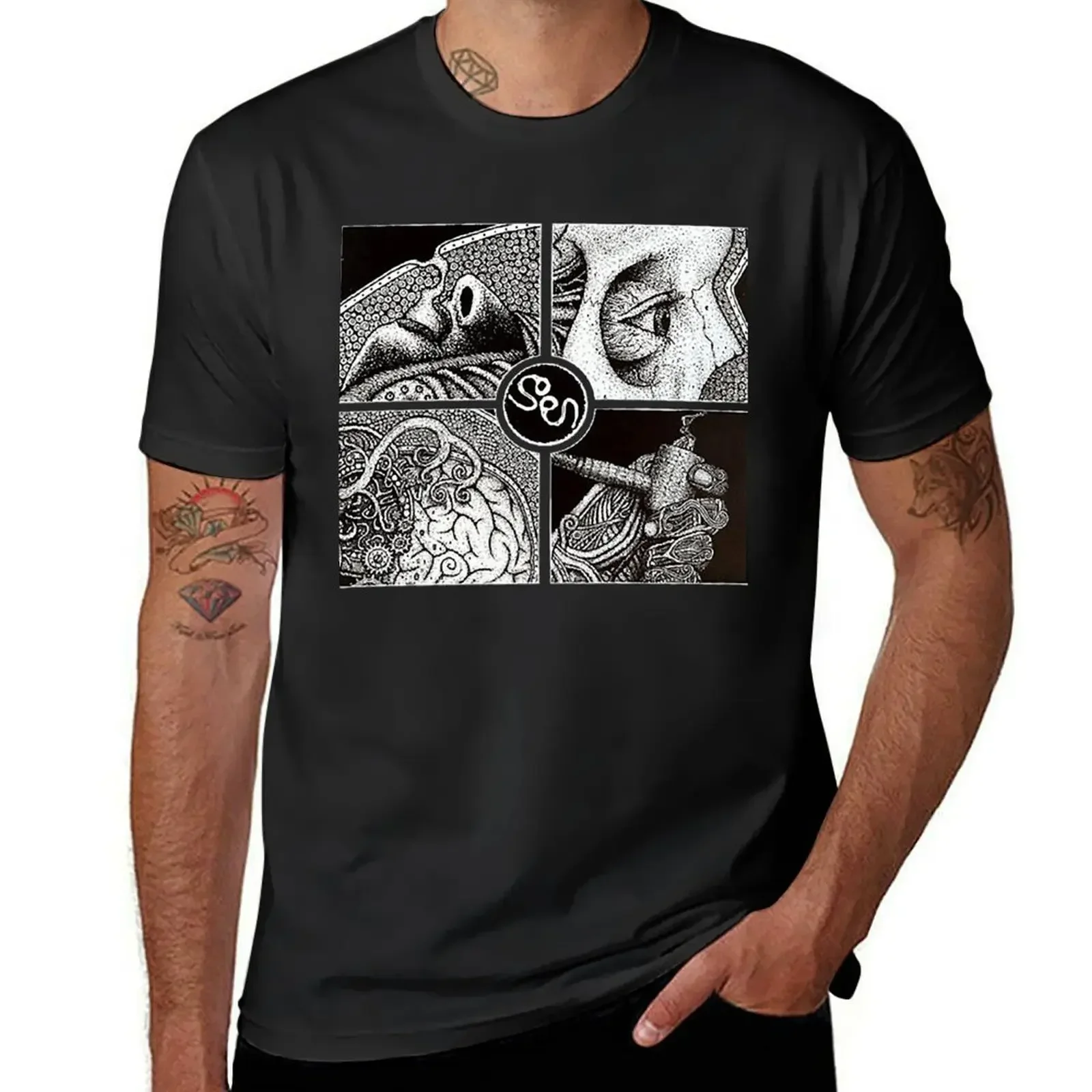 SOEN Band Artwork T-shirt quick-drying Short sleeve tee funny t shirts for men