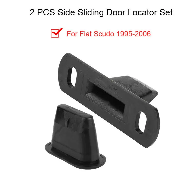 1 Set Car Black Side Sliding Door Locator for Fiat SCUDO Peugeot 806 807 EXPERT BIPPER Accessories 904637 904645 1487798080