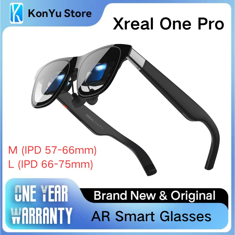 

Умные очки XREAL One Pro AR до 120 Гц 57 FOV 3 DoF для iPhone Mac Switch PS5, игровой частный кинотеатр
