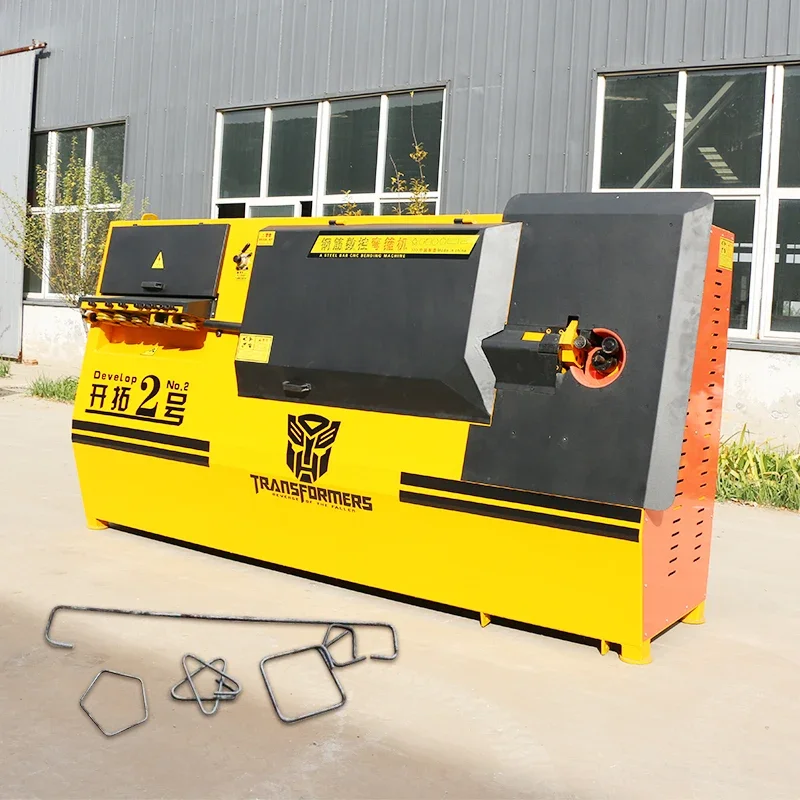 CNC Digital Double Wire Steel Bar Bending Machine Fully Automatic Metal Bender Tools CNC Steel Hoop Bending Machine