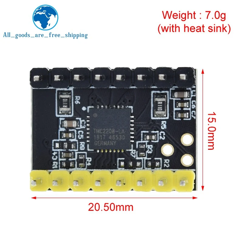 TMC2208 TMC2209 ATD5833 V2.0 With Heat Sink Stepper Motor Driver StepStick 3d Printer Parts 2.5A 256 Subdivision Silent Printing