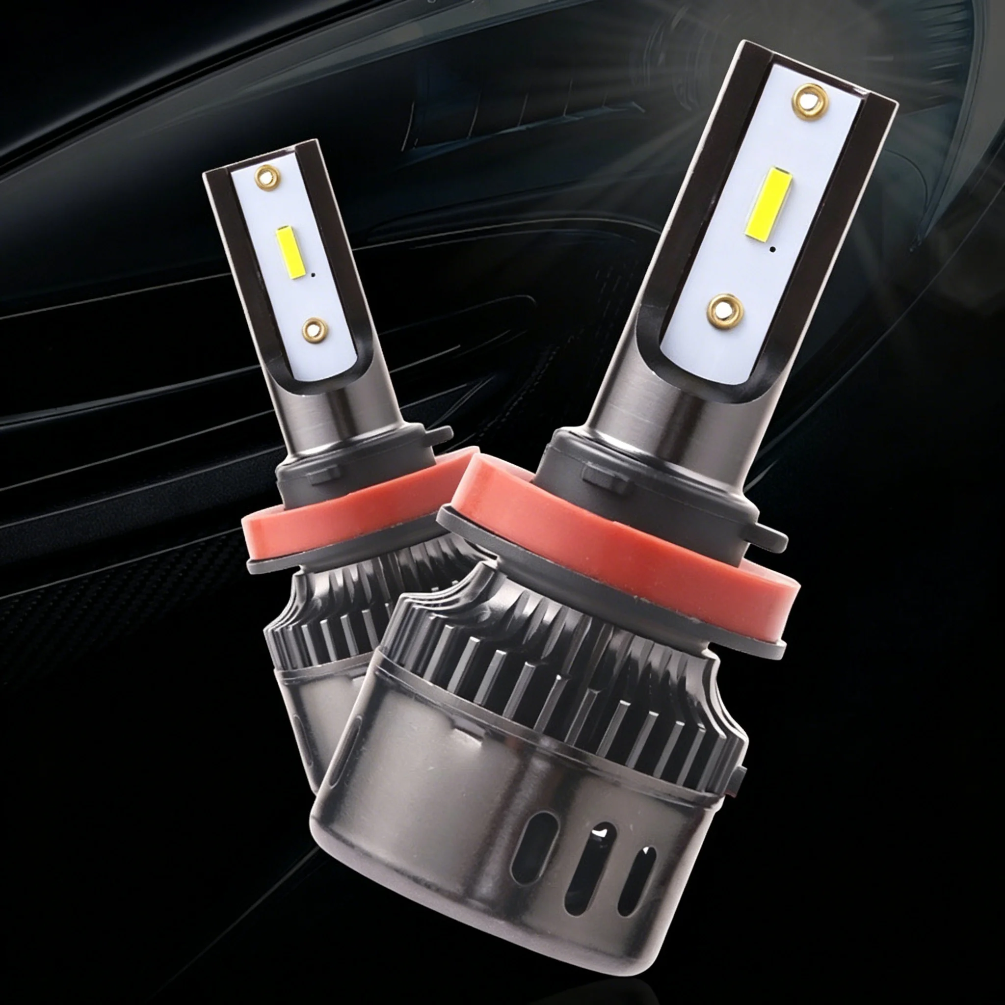 

Green Lemon 12V 35W LED Headlight Bulbs Universal HB3 HB4 H7 H8 H9 H11 9005 9006 880 881 H3 H27 Fog Lamp Retrofit
