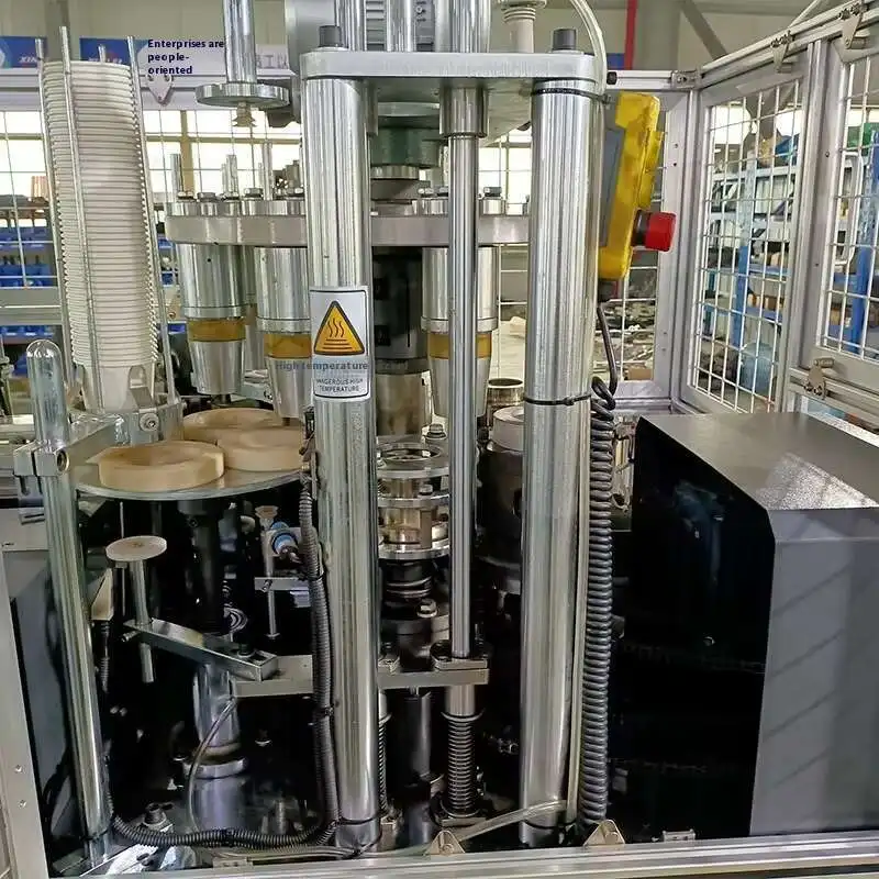 2025 New DP09/DP16 Fully Automatic Ultrasonic Paper Cup Machine Disposable Tea Paper Cup Machine Coated Paper Cup Machine