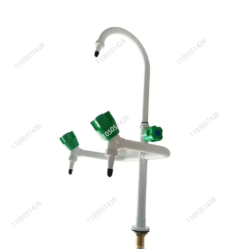 

Faucet triple three-port all-copper spool laboratory higher education spray faucet