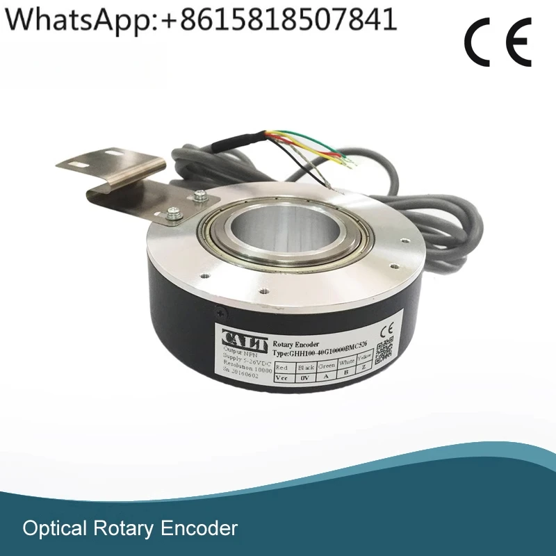 Поворотный инкрементальный энкодер, полый вал 40 мм 1024 3600 5000 импульсов PPR