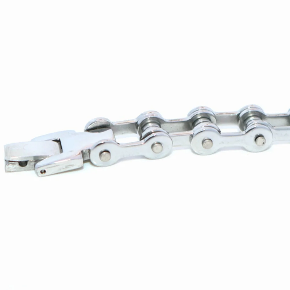 

1Pcs Cyclists Bracelet Titanium Steel Sturdy Patterned Link Chain Men Father Stainless Steel Fashion Hand Chain