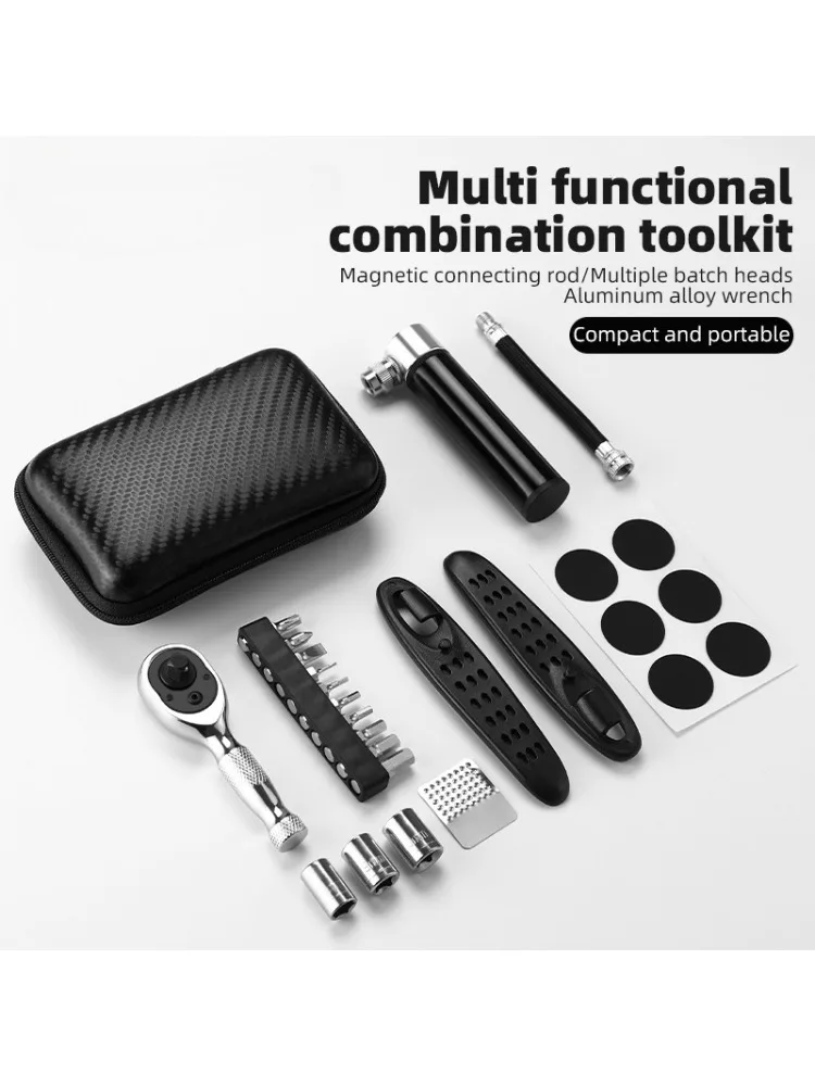 AliExpress NPY Bicycle Screw Wrench Tool Bicycle Repair Tools Mountain Bike Ratchet Wrench Repair Kit Cycling Repair Equipment Tire Spoon