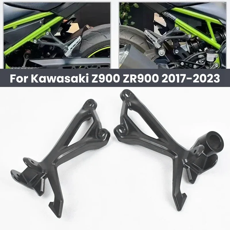 B-M Motorcycle Rear Left Pedal Support Footstool for Kawasaki Z900 ZR900 2017-2023