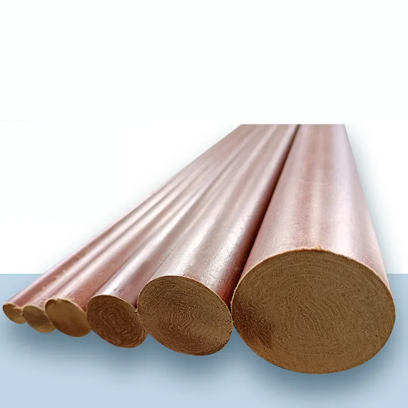 2Pcs Bakelite Bar Phenolic Laminate Bar Insulation Bar High Temperature Resistant Electric Wood Rod Length = 500 mm