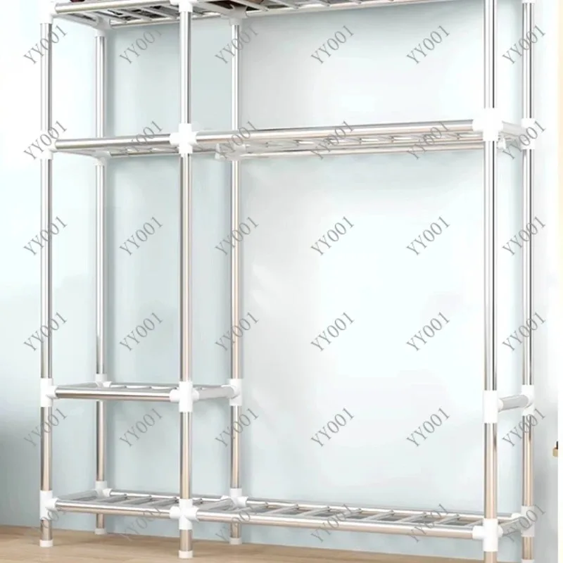Folding Fabric Clothes Closet Portable Wardrobe Storage Cabinet Easy Assembly Bedroom Organizer