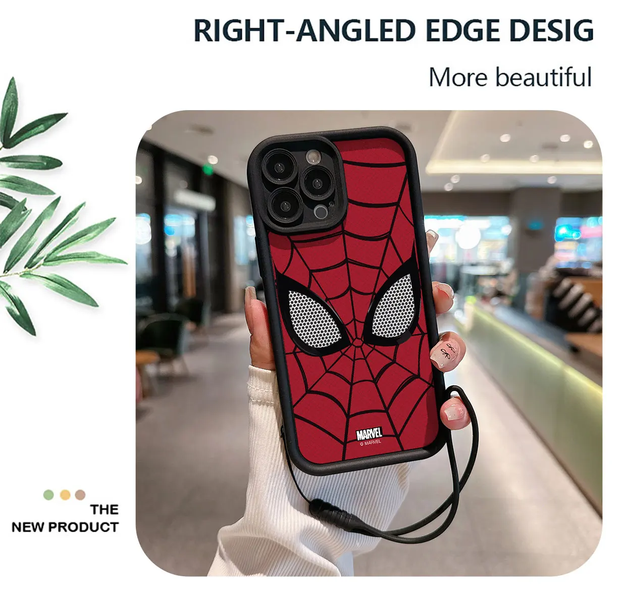 Marvel Spider Man Phone Case for Huawei P20 P30 P40 P50 Mate 20 30 40 Pro Nova 7 9 10 SE Soft TPU Back Cover With Hand Strap