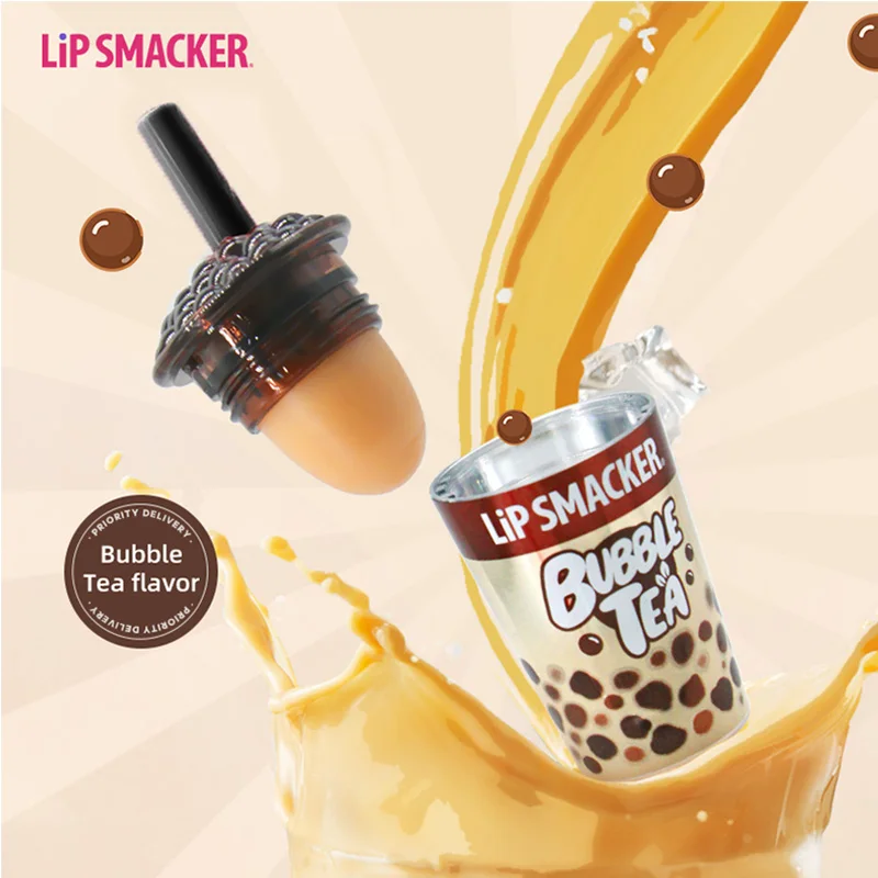 Balm Labial LiP SMACKER Série Chá e Café, Hidratante e Nutritivo, Ideal para Outono e Inverno, Perfeito como Presente.
