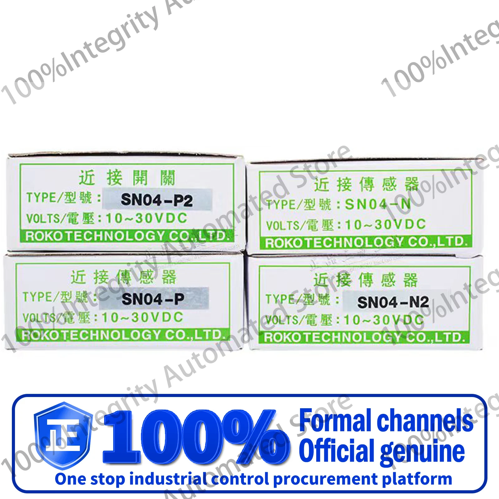ROKO Square Induction Proximity Switch SN04-N-N2-P Three Wire NPN/PNP Sensor SN04-N  SN04-N2 SN04-P SN04-P2