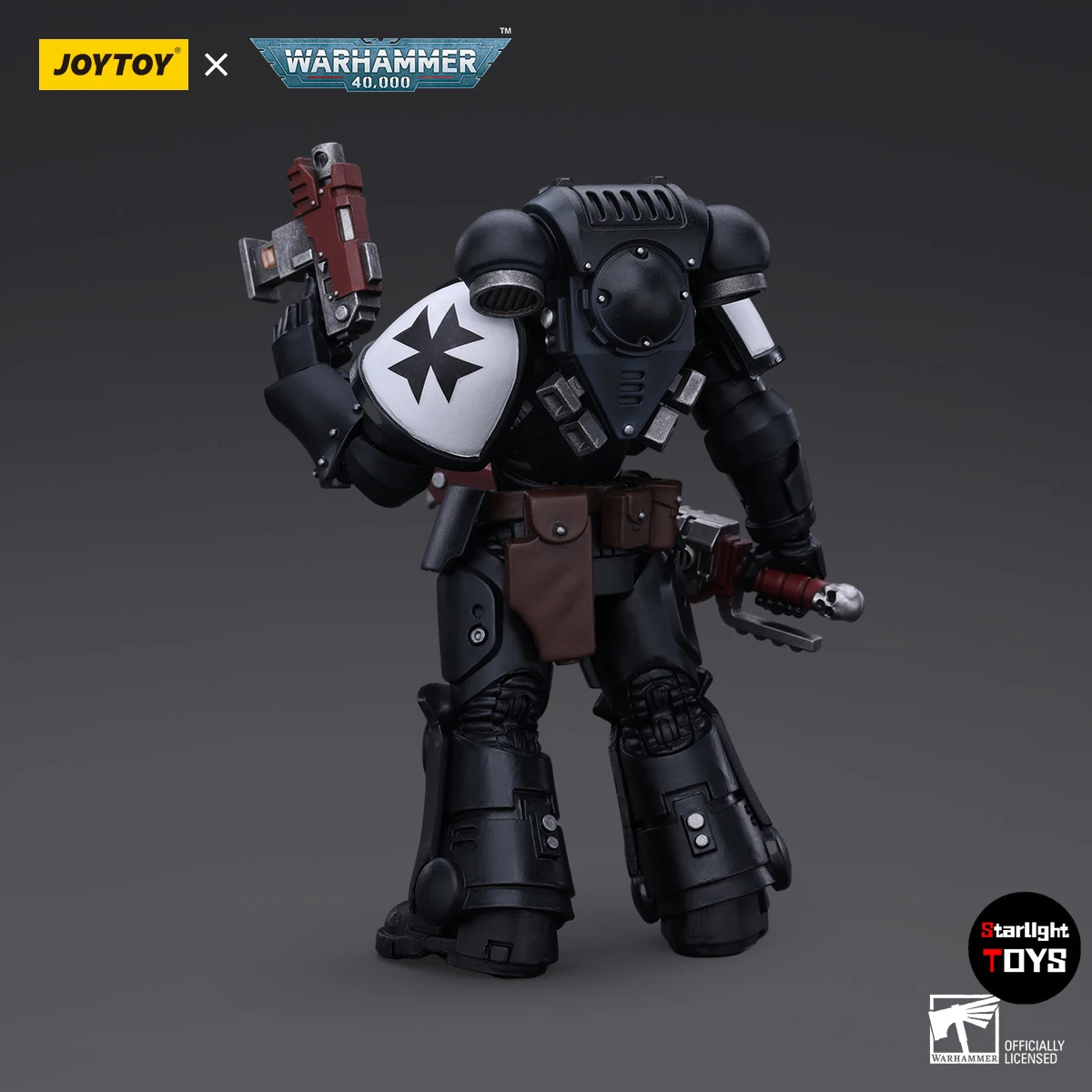 

Доставка в течение 24 часов】JOYTOY Warhammer 40K Space Marines Black Templars Outriders Brother Valtus