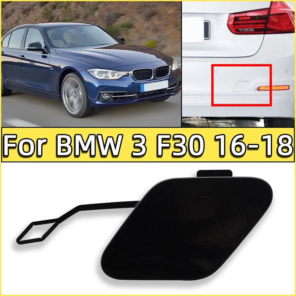 

Rear Bumper Tow Hook Cover Cap Shell For Bmw 3 320 325 328 330 340 Sedan F30 LCI 2016 2017 2018 #51127384417 Painted