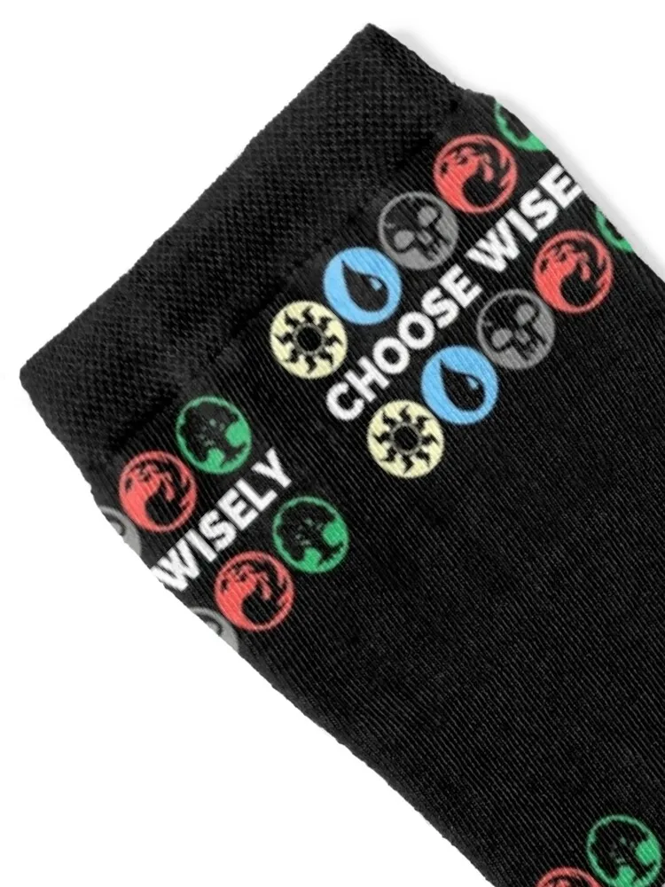 Mana Symbols Magic the Gathering Socks gift funny gift Climbing soccer anti-slip Men's Socks Luxury Women's