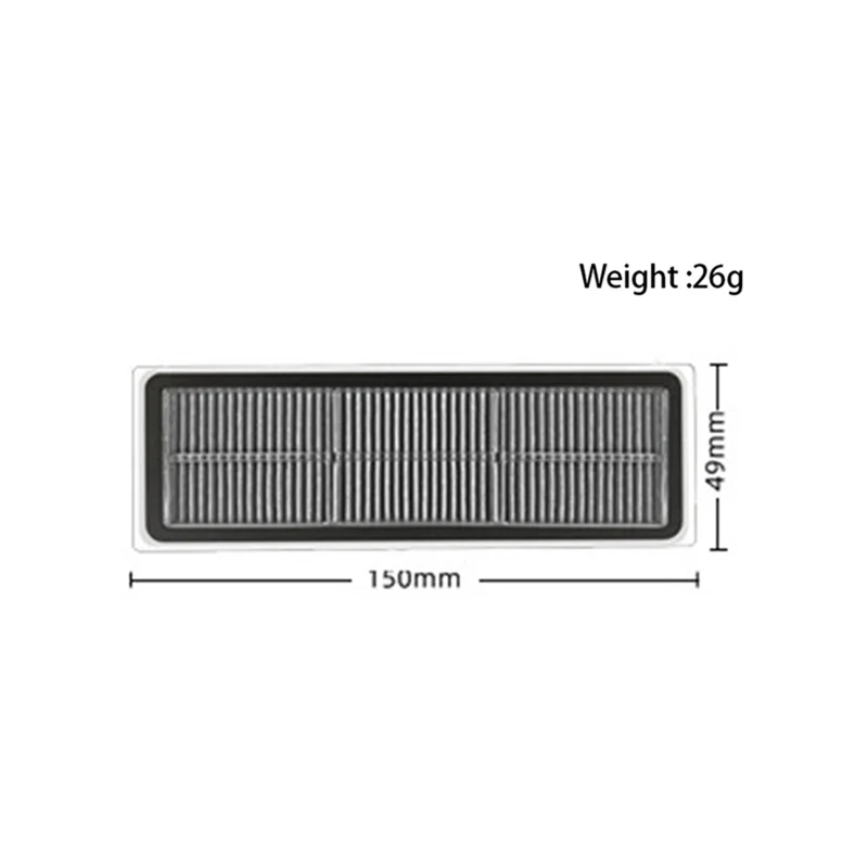 Facile da usare-9 pezzi di ricambio per aspirapolvere robot accessori filtro Hepa per Dreame W20pro Ultra