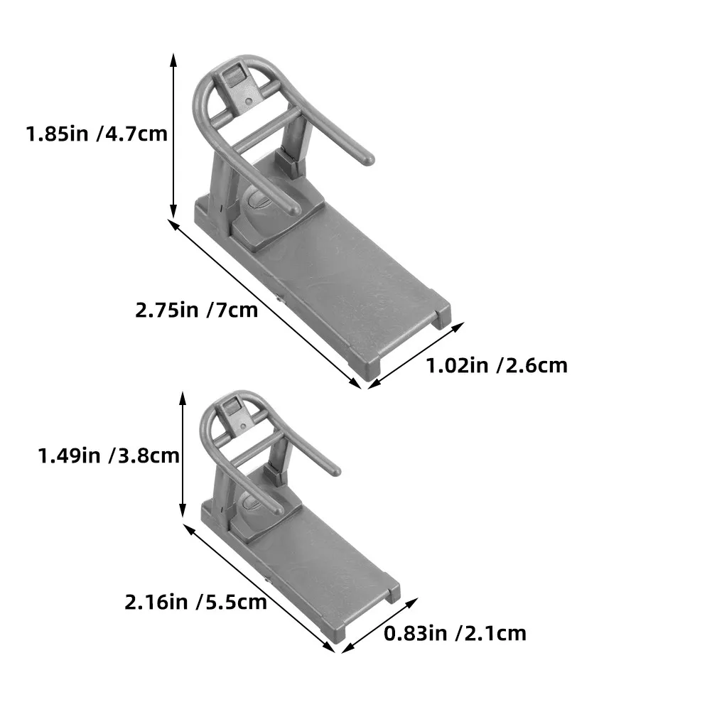 2 Pcs Dollhouse Exercise Equipment Fitness Accessories Gym Decor Model for Workout Decoration