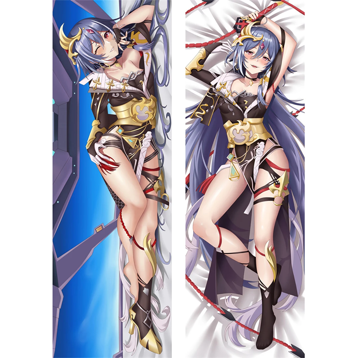 

Anime Honkai Impact Two-dimens Anime Game Fu Hua Dakimakura Pillowcase Hugging Body Pillow Cover No Filler