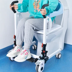 Transfer Shift moving machine multifunctional  vehicle  toilet chair lift, bed rest, disabled elderly care, bathing deviceA