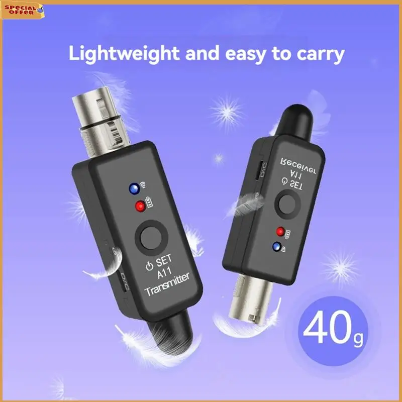 

A69Z Microphone Wireless System Micphone Wireless Transmitter UHF Transmitter & Receiver For Dynamic/Condenser Microphon